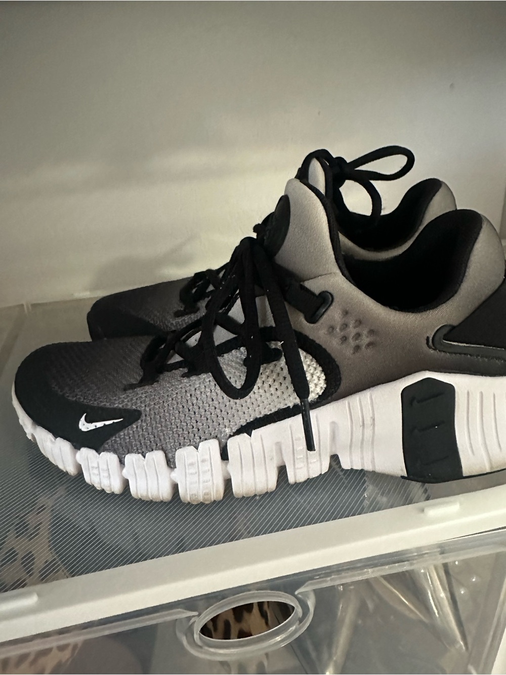 Nike Metcon 6 Black & Gray Gradient Knit - Picture 5 of 6